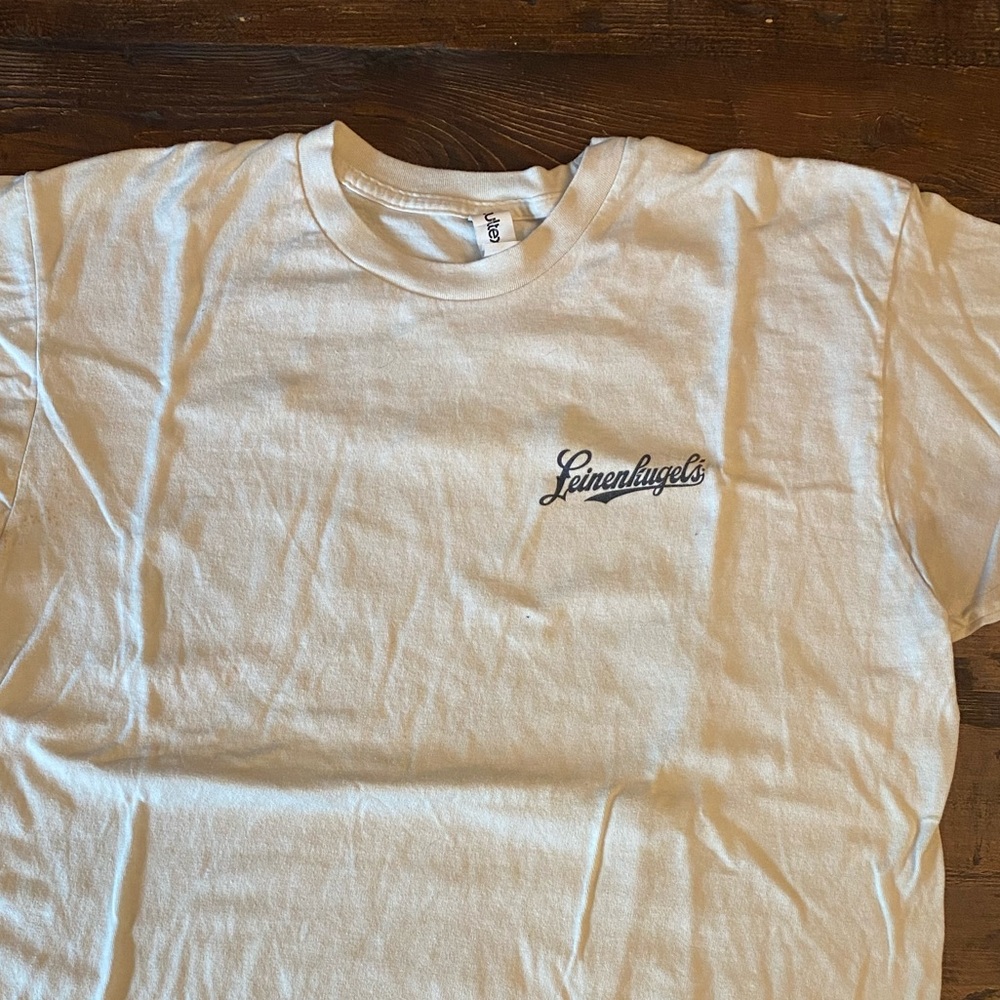 Leinenkugel camping bear tee